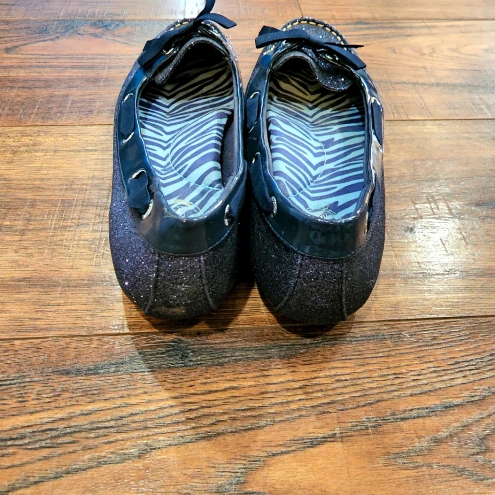 Sperry Women's Navy Sparkle Bow Loafers Size 7.5 - Picture 6 of 9